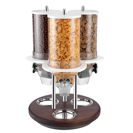 Product Image ΠΕΡΙΣΤΡΕΦΟΜΕΝΟΣ ΔΙΑΝΕΜΗΤΗΣ ΔΗΜΗΤΡΙΑΚΩΝ ΜΕ ΒΑΣΗ ΟΞΙΑ ΚΑΙ ΜΕ 3 ΔΟΧΕΙΑ 4lt (38x40 cm)