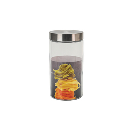 ΔΟΧΕΙΟ ΓΥΑΛΙΝΟ ΜΕ INOX ΚΑΠΑΚΙ 1,7LT 1
