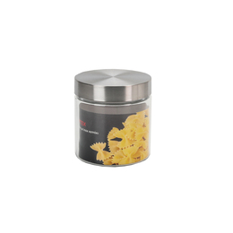 ΔΟΧΕΙΟ ΓΥΑΛΙΝΟ ΜΕ INOX ΚΑΠΑΚΙ 850ML 1