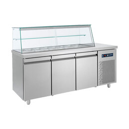 ΨΥΓΕΙΟ ΣΑΛΑΤΩΝ ΓΙΑ GN 1/4 ΜΕ ΒΙΤΡΙΝΑ 1