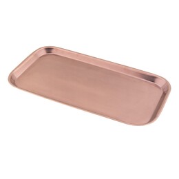 ΠΙΑΤΕΛΑ ΟΡΘΟΓΩΝΙΑ INOX COPPER MATT 26*13 CM 1